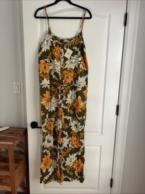 Faherty Floral Jumpsuit